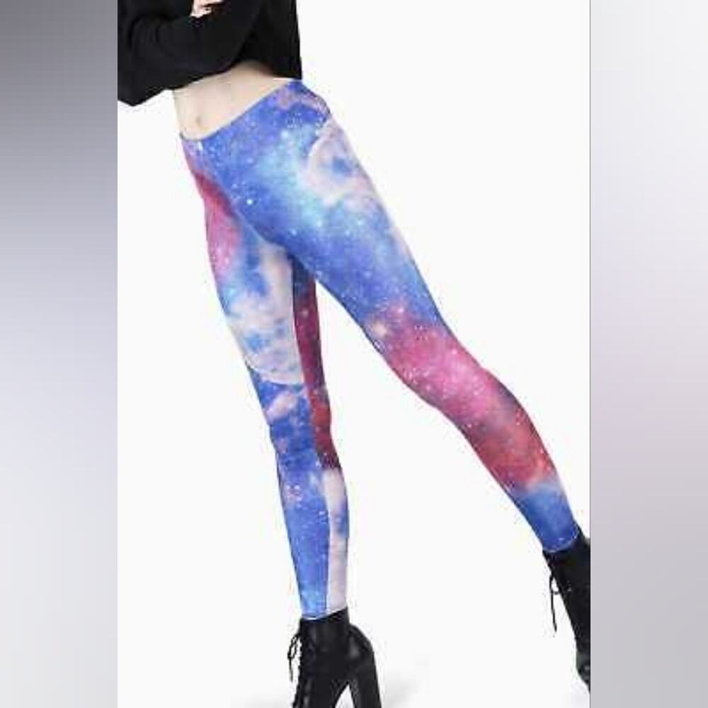 Blackmilk galaxy iced angel velvet leggings